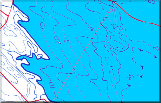 Little Creek Reservoir Depth Chart