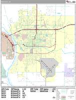 Bismarck city map