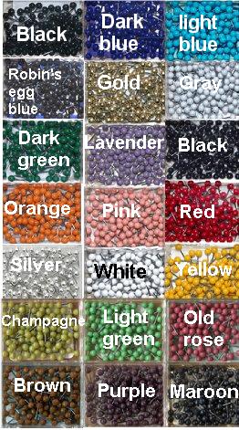 Map pin color chart