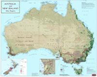 Australia and New Zealand wine map