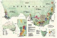 Australia wine map