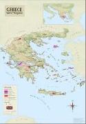 Greece wine map