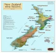 New Zealand wine map