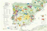 Spain wine map