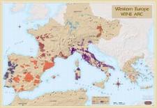 Europe wine map