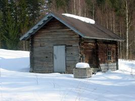 Finnish smokeless sauna building.
