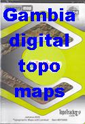 Gambia digital topographic maps