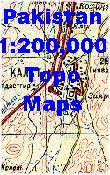 Pakistan digital topographic maps