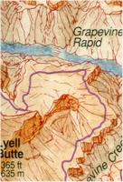 Grand Canyon wall map