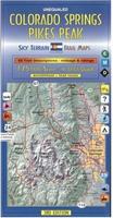 Colorado Springs and Pikes Peak Hiking Map
