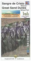 Sangre de Cristo and Great Sand Dunes Hiking Map