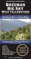 Beartooth Mountains Outdoor Recreation Map
