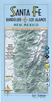 Santa Fe and Bandelier Hiking Map