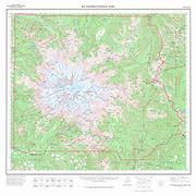 Mount Rainier topographic map