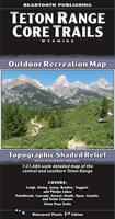 Teton Range hiking map