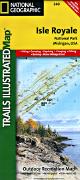 Isle Royale National Park hiking map