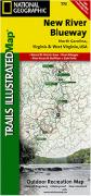 New River Blueway hiking map