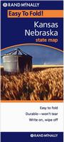 Nebraska laminated road map