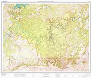 Mammoth Cave topographic map