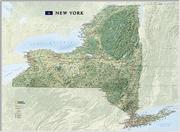 New York wall map