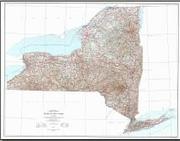 New York topographic map