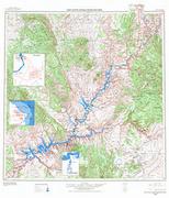 Glen Canyon topographic map