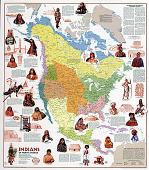 Indians of North America Map