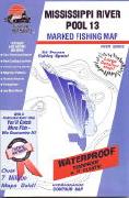 Mississippi River Pool 13 fishing map