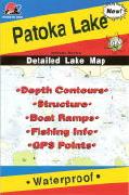Patoka Lake fishing map