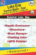 Lake Erie fishing map