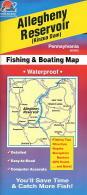 Allegheny Reservoir fishing map