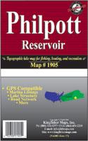 Philpott Reservoir map