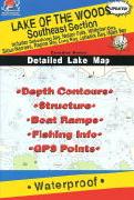 Lake of the Woods fishing map