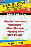 Lake of the Woods fishing map