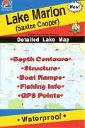 Lake Marion fishing map