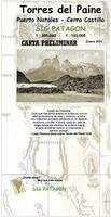 Torres del Paine hiking map