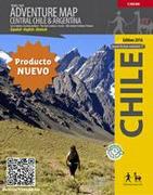 Central Chile hiking map