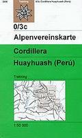 Cordillera Huayhuash hiking map