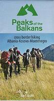 Peaks of the Balkans hiking map