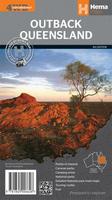 Outback Queensland road map