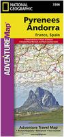 Pyrenees travel map