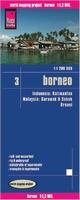 Borneo travel map