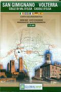 San Gimignano Volterra tourist map