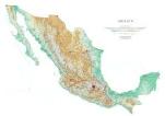 Mexico wall map