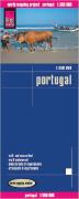 Waterproof Portugal travel map