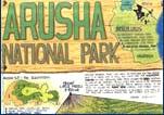 Arusha National Park map