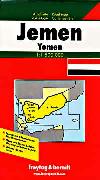Yemen travel map