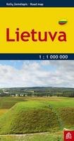 Lithuania pocket road map