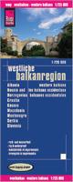 Western Balkans travel map