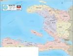 Haiti wall map